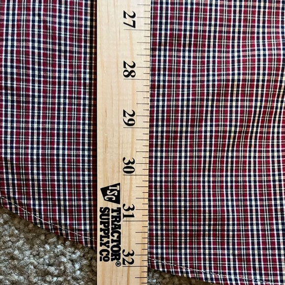 Roundtree & Yorke Long Sleeve Plaid Button Down Shirt size XLT - Picture 6 of 13